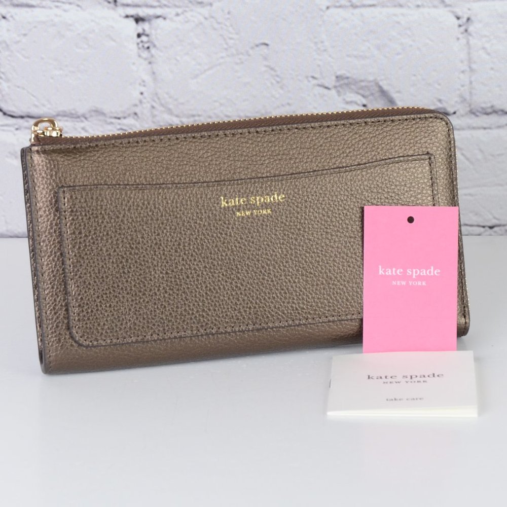 NWT KATE SPADE Eva L-Zip Continental Wallet